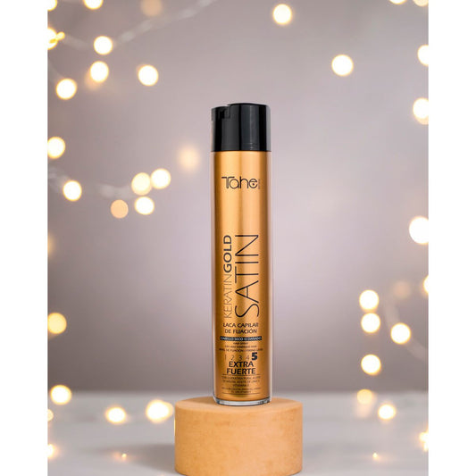 Keratin Gold Satin Hair Spray – Hold 5